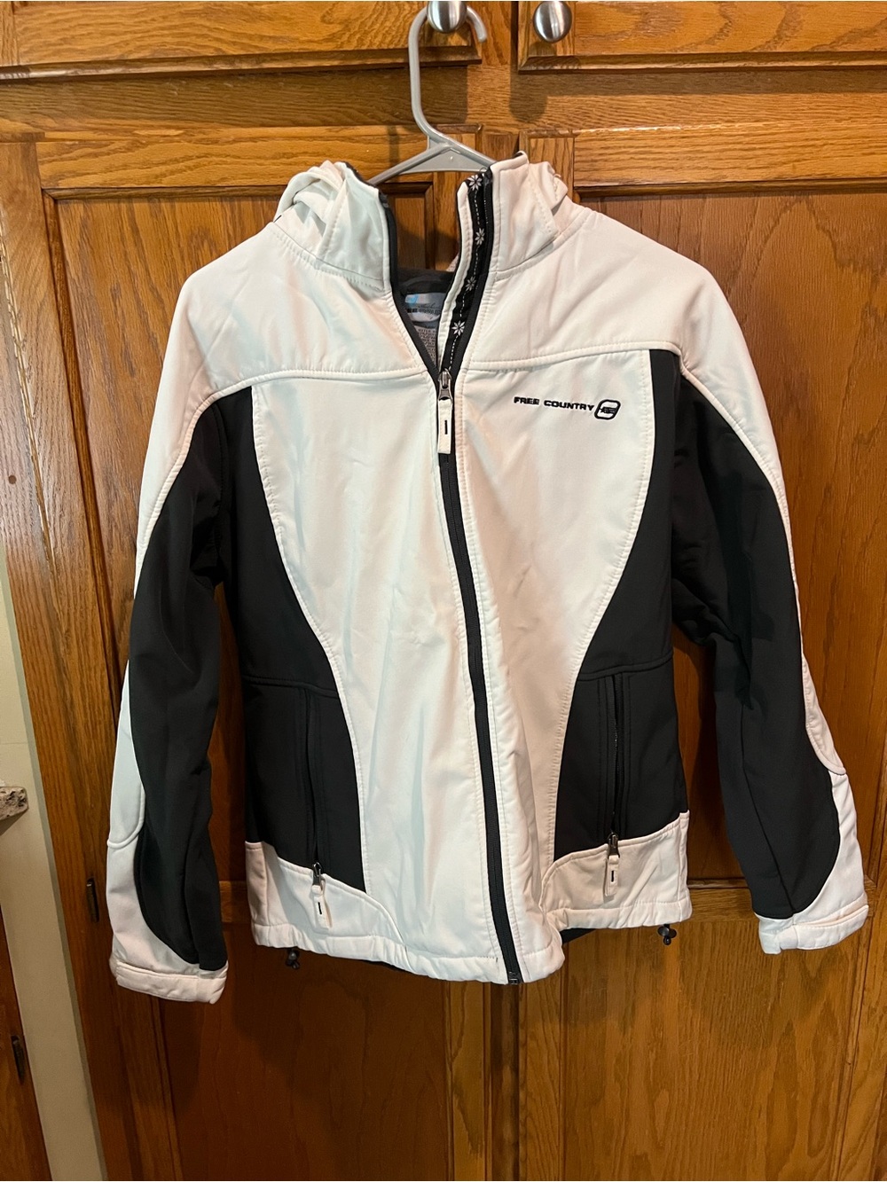 Free Country Black & White Winter Jacket